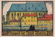 Allemagne 50 Pfennig - Weida - Notgeld - 1921