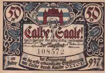 Allemagne 50 Pfenning - Calbe an der saale - Notgeld - 1917
