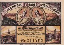 Allemagne 50 Pfenning - Zella-Mehlis - Notgeld - 1921