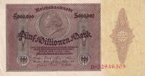 Allemagne 50000 Mark -  Portrait de femme - 1923 - Série D - P.90