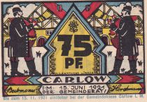 Allemagne 75 Pfennig - Carlow - Notgeld - 1921