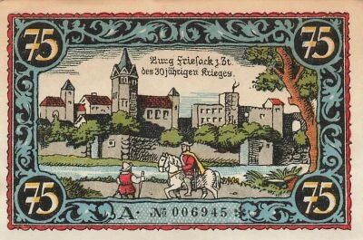 Allemagne 75 Pfennig - Friesack - 1921 - Notgeld