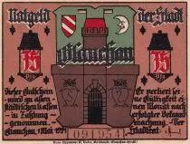 Allemagne 75 Pfennig - Glauchau - Notgeld - 1921