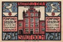 Allemagne 75 Pfennig - Goch - 1922 - Notgeld