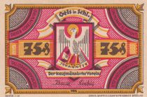 Allemagne 75 Pfennig - Oels - Notgeld - 1921