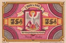 Allemagne 75 Pfennig - Oels - Notgeld - 1921