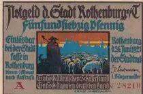 Allemagne 75 Pfennig - Rothenburg - Notgeld - 1921
