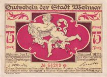 Allemagne 75 Pfennig - Weimar - Notgeld - 1921
