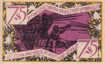 Allemagne 75 Pfennig - Zeulenroda - Notgeld - 1921