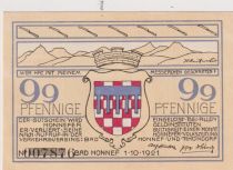 Allemagne 99 Pfennig - Bad Honnef - Notgeld - 1921