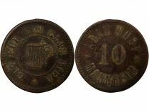 Allemagne Adam W&uuml;st - Bon pour une Bi&egrave;re, 10 Pfennig - Mannheim