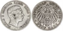 Allemagne Allemagne, Prusse, Wilhelm II - 5 Mark 1892 A Berlin