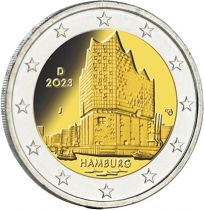 Allemagne BLISTER BE 5 X 2 Euros Commémo. 2023 - Hambourg (5 ateliers)