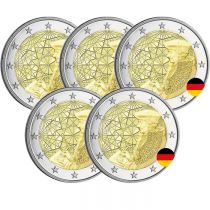 Allemagne BLISTER BE 5 X 2 Euros Commémo. Allemagne 2022 - 35 ans du Programme ERASMUS (5 Ateliers)