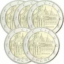 Allemagne Blister BU 5 x 2 Euros Comm&eacute;mo. Allemagne 2010 - Br&ecirc;me (les 5 ateliers)