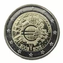 Allemagne COFFRET BE 5 x 2 Euros Comm&eacute;mo. Allemagne 2012 - 10 ans de l\'Euro (les 5 ateliers)