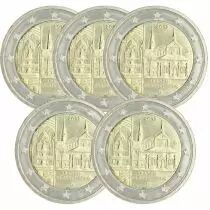 Allemagne COFFRET BE 5 x 2 Euros Comm&eacute;mo. Allemagne 2013 - Bade-Wurtemberg (les 5 ateliers)