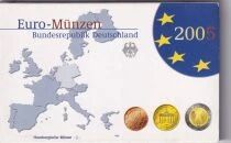 Allemagne Coffret BU Euro 2005 - 1 centime &agrave; 2 euros - Atelier J