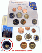 Allemagne Coffret BU Euro ALLEMAGNE 2006 (atelier indiff&eacute;rent)