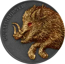 Allemagne Gullinbursti - 10 Marks Argent Ultra Haut Relief Germania 2025