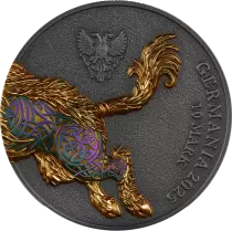 Allemagne Gullinbursti - 10 Marks Argent Ultra Haut Relief Germania 2025