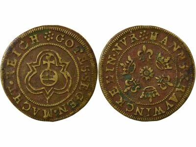 Allemagne Hanns Krauwinckel - Jeton Laiton - 1586 / 1635 Nuremberg