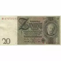 Allemagne Lot 4 billets 10 &agrave; 100 Reichsmark REP. DE WEIMAR / ALLEMAGNE