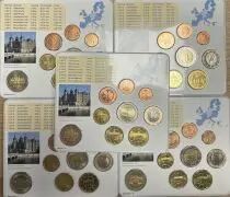 Allemagne Lot de 5 s&eacute;ries Allemagne 2007 - 8 pi&egrave;ces de monnaies
