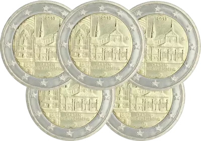 Allemagne Lot de 5 x 2 Euros Comm�mo. Allemagne 2013 - Bade-Wurtemberg (les 5 ateliers)