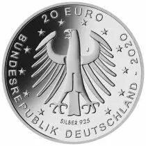 Allemagne UEFA Euro foot 2020 - 20 Euros Argent Allemagne 2020