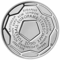 Allemagne UEFA Euro foot 2020 - 20 Euros Argent Allemagne 2020