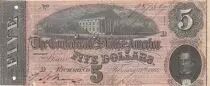 Allierte Staaten von Amerika 5 Dollars - Confederate States of America - Richmond - 11-02-1864