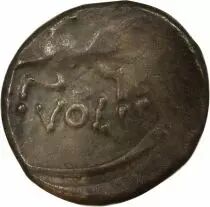 Allobroges - Denarius VOL with Horse and Caduceus- Ist Century BC
