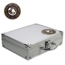 Aluminium case for coins of all sizes