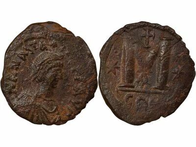 Anastasius - Follis - 498 / 528 Constantinople