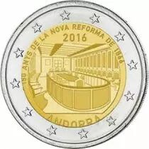 Andorra  2 Euros Commemo. 2016 BU - New Reformation of 1866
