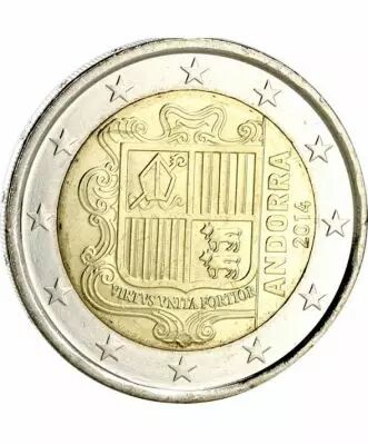 Andorra 2 Euros - Arms - 2014