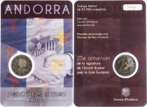 Andorra 2 Euros, Customs Union - 2015 Coincard