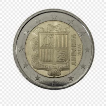 Andorra 2 Euros Circulation 2024