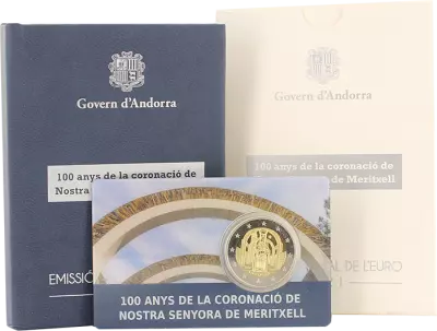 Andorra 2 EUROS COMMEMORATIVE Andorra 2021 - 100 years since the coronation of Our Lady of Meritxell