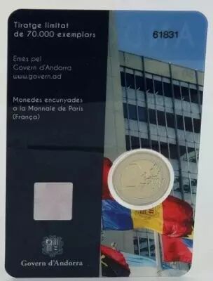 Andorra 30 years since Andorra joined the UN - 2 EUROS COMMEMO. 2023