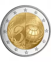 Andorra 30 years since Andorra joined the UN - 2 EUROS COMMEMO. 2023