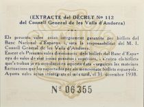 Andorra 50 centims de Pesseta - 1936