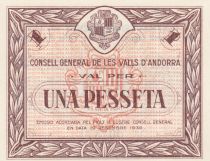 Andorre 1 Pesseta - 1936