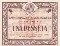 Andorre 1 Pesseta - 1936