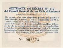 Andorre 1 Pesseta - 1936