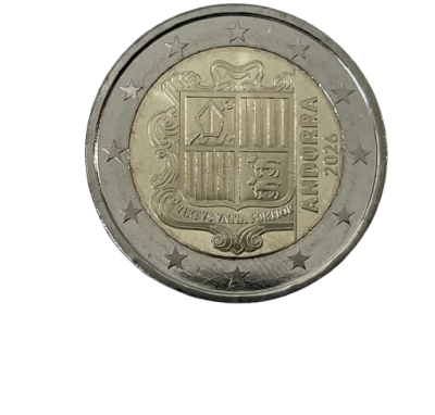 Andorre 2 Euro Circulation 2026