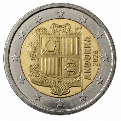 Andorre 2 Euro Circulation 2026