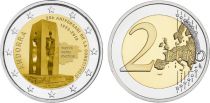 Andorre 2 Euros, 25 ans de la Constitution - 2018 Coincard