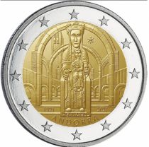 Andorre 2 Euros 100 ans du couronnement de Notre Dame de Meritxell 2021 - coincard BU